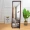 Gương gỗ tối giản hiện đại gương chiều dài gương sàn nhà gương với ánh sáng gương thay đồ gương phòng ngủ lưu trữ áo khoác gương - Gương