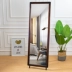 Gương gỗ tối giản hiện đại gương chiều dài gương sàn nhà gương với ánh sáng gương thay đồ gương phòng ngủ lưu trữ áo khoác gương - Gương Gương