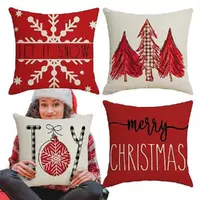 Christmas Pillow Covers Decorative Christmas Throw Pillow