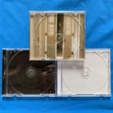 Оригинальная европейская и американская коробка CD Прозрачная 1CD -коробка одиночная диск пластиковая коробка 3 пары полукружной пряжки 2 маленькая оболочка