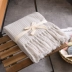 Kiểu Nhật waffle chăn đan khăn chăn mùa hè thường là mát mẻ trong mùa hè tua thảm điều hòa không khí lanh man giấc ngủ ngắn - Ném / Chăn mền nhung mỏng Ném / Chăn