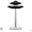Loa trang trí sáng tạo UFO bay lơ lửng, Đồ trang trí màu sắc loa thời trang hiện đại