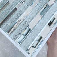 Серебряное серебряное зеркало с серебряным зеркалом