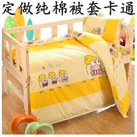 Bông trẻ em mảnh duy nhất 1.2m1.5 mét mùa hè bé bé quilt cover phim hoạt hình bông mẫu giáo quilt cover chăn muji mùa hè