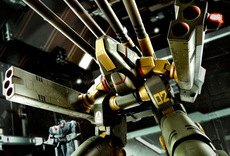 «Роботек» (Robotech) 万代dx合金 超时空要塞 hwr-00-mkii 重炮怪物模型