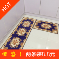 Tinh tế tinh thể nhung bếp mat dầu-proof non-slip không thấm nước bếp thảm thảm máy có thể giặt mat