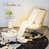 Современный и минималистичный дизайнерский диван для отдыха из нержавеющей стали для спальни