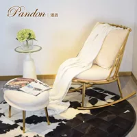 Современный и минималистичный дизайнерский диван для отдыха из нержавеющей стали для спальни