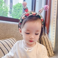 Летняя детская повязка на голову для принцессы, универсальный аксессуар для волос, японские и корейские