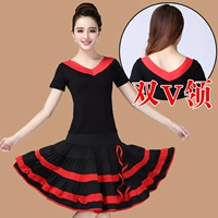 Двойной V-образный вырезок с коротки