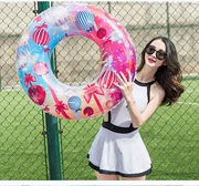 Trẻ em người lớn bé pha lê vòng bơi nách phao cứu sinh dày hai lớp con bé nổi vòng inflatable ghế