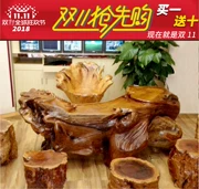 Gỗ hồng mộc khắc trà bàn trà biển rắn gỗ gốc rễ khắc bàn cây gốc trà bàn tổng thể bàn trà gỗ - Các món ăn khao khát gốc