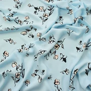vải thời trang voan mớ hỗn độn vải dày in vải vải vào mùa xuân và mùa hè phong cách mực xanh không thấm nước - Vải vải tự làm