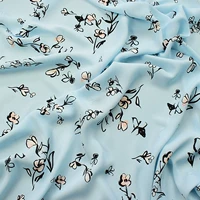 vải thời trang voan mớ hỗn độn vải dày in vải vải vào mùa xuân và mùa hè phong cách mực xanh không thấm nước - Vải vải tự làm vải thô cotton