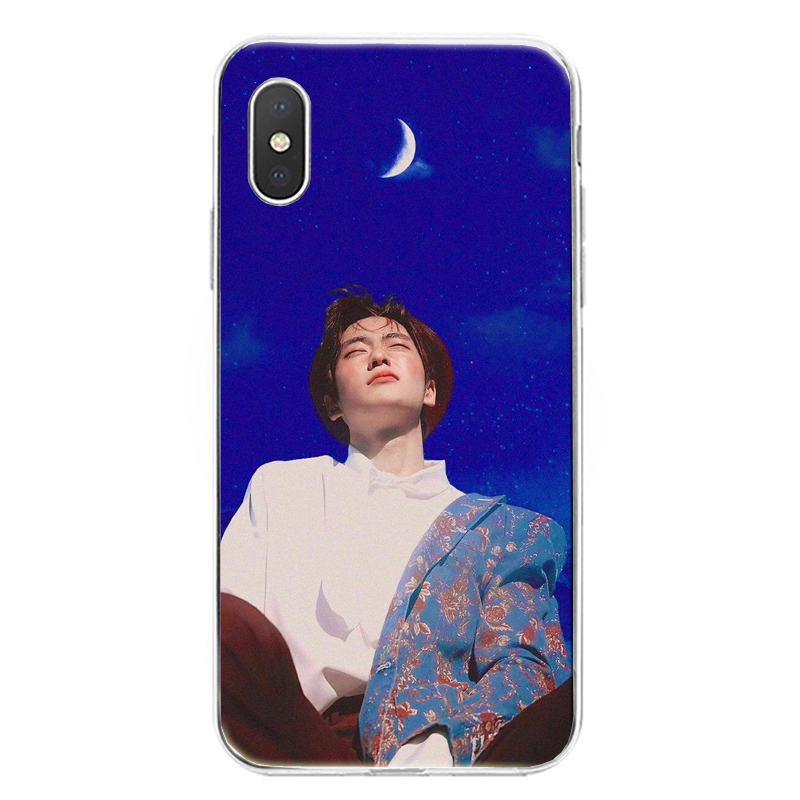 [23] Transparent Edge With Color BackgroundNCT 127 Zheng Zaiyu Same apply Apple 11 Huawei P40 millet 10 Samsung One plus VIVOPPO Mobile phone shell