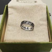 Gucci, кольцо подходит для мужчин и женщин для влюбленных, серебро 925 пробы