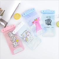 MUMU sản phẩm tốt cô gái Nhật Bản unicorn cartoon dễ thương dây buộc điện thoại di động túi chống thấm nước điện thoại di động túi hoạt hình xung quanh hình dán hero team