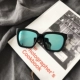 Mùa hè 2019 kính mới nữ thủy triều retro đen siêu tròn mặt tròn kính râm phiên bản Hàn Quốc phim màu kính râm phản quang nam - Kính đeo mắt kính