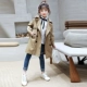 Mùa xuân 2020 cô gái mới trong phần dài của phiên bản áo gió Hàn Quốc trong quần áo bé gái lớn kiểu nước ngoài trẻ em mùa xuân và áo khoác mùa thu - Áo khoác