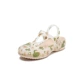 Veblen giày dép lỗ thoáng khí mùa hè của phụ nữ không trơn trượt đáy dày hoa đi biển giày bên ngoài mang dép