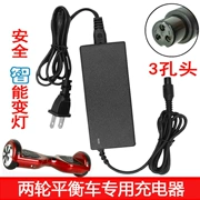 Xe hai bánh cân bằng điện 36v Bộ chuyển đổi điện ba lỗ cắm 42V Arlang bước sạc phổ quát - Smart Scooter