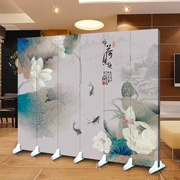 Trung Quốc hiện đại phân vùng màn hình phòng khách thời trang di động gấp hiên phòng ngủ vải không thấm nước hai mặt màn hình gấp sen - Màn hình / Cửa sổ