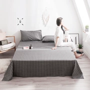 Tấm cotton kingsize tùy chỉnh kích thước lớn tấm thảm trampoline giường đơn 3,5 * 4 m tươi và đơn giản - Khăn trải giường