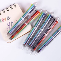 Многоцветные цветные карандаши, многоцветное украшение-шарик, универсальные канцтовары, 6 цветов, оптовые продажи, простой и элегантный дизайн