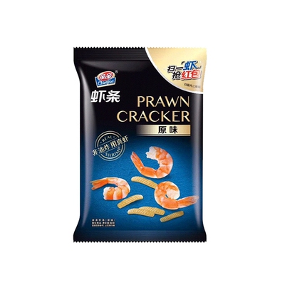Крекеры Qingqin с креветками оригинальный вкус 80г