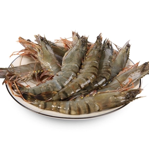 [海天下 鲜冻黑虎虾 400g 越南进口]