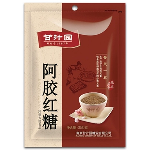 [甘汁园 阿胶红糖 350g]