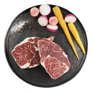 [禧莱安 澳洲和牛M5级眼肉牛排 1kg(5片)]
