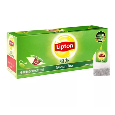 Чай Lipton/Липтон зеленый 2г*25 пакетиков/коробка