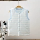 Áo lót cotton cho trẻ em vest vest nam và nữ bé mùa xuân và mùa thu dày chần ấm áo vest dày phần vai - Áo ghi lê