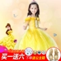 Belle công chúa váy cô gái disney mùa hè băng lãng mạn fairy disney trẻ em váy chuông váy đầm công chúa cho bé 1 tuoi