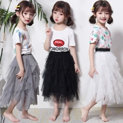 Váy bé gái váy công chúa cho bé váy pettiskirt 2019 quần áo trẻ em hè phiên bản Hàn Quốc của váy ngắn - Váy