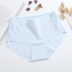 Căng lớn mềm breathable màu bông đồ lót của phụ nữ eo túi hip tóm tắt liền mạch quần short b8173 Giữa eo