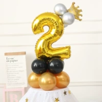 Золотой цифровой столб 2