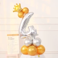 Серебряный цифровой столб 4