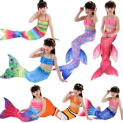 Quần áo bơi nàng tiên cá của trẻ em, cô gái, trang phục công chúa, cô gái, trẻ em lớn, bộ bikini, cô gái, đồ bơi
