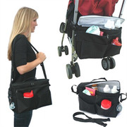 Xe đẩy em bé đặc biệt gói cách nhiệt túi nước đá trở lại túi sữa xe đẩy em bé treo túi vai túi vai dual-sử dụng Xác Ướp túi
