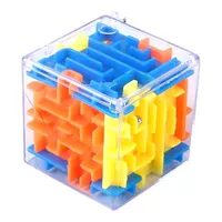 Mini Small Stereo Mê cung Bóng mẫu giáo Quà tặng nhỏ Hạt tiếp thêm sinh lực Đồ chơi cho trẻ em Mặt dây chuyền khối Rubik bộ xếp hình