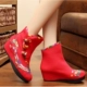 Caifeng Red Cotton Boots