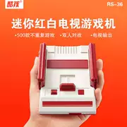 Máy cầm tay mini mini mini FC màu đỏ và trắng máy gia đình TV máy chơi game 400 Nintendo lỗi thời