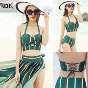 2019 áo tắm mới cho nữ mùa hè bikini che bụng áo ngực nhỏ tập hợp áo tắm hở lưng gợi cảm ba mảnh - Bikinis