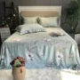 Tre sợi Tencel mat mềm ba mảnh điều hòa không khí mùa hè mềm mat giường máy có thể giặt được gấp giường - Thảm mùa hè chiếu trúc 1m2