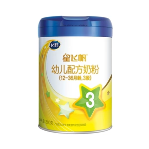 [飞鹤星飞帆3段幼儿配方奶粉 300g/听 3段 适用12-3]