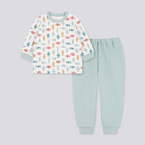 UNIQLO Прессованная пижама для малышей (UT) JOP (с длинными рукавами) 428844 UNIQLO