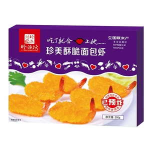 Guolian Aquatic Products Креветки в хрустящей панировке Zhenmei 200г/пакет