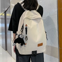 Ретро вместительная и большая сумка для отдыха, школьный рюкзак, простой и элегантный дизайн, подходит для студента